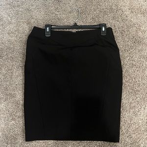 Black pencil skirt, professional attire